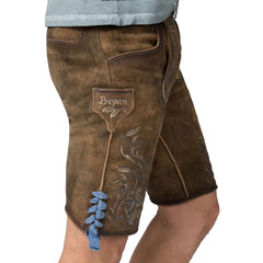 Brown Classic Deerskin Lederhosen